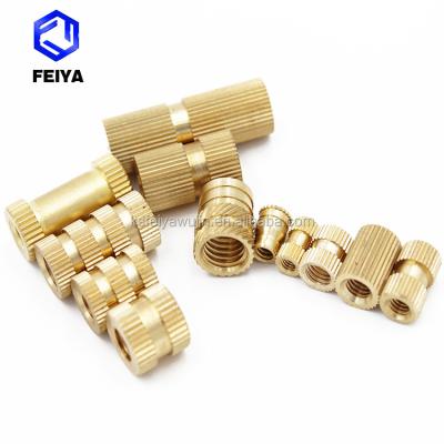 China General Industry Customized Non Standard Brass Knurled Insert Nut for sale