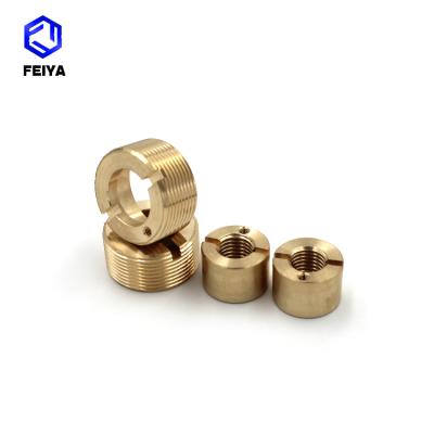 China Heavy Industry Precision CNC Machining Special Brass Nuts for sale