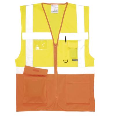 China Promotional Customized High Visibility Factory Logo Pavement Fluorescent Vest Hi Strength Shirt Construction Wear High Quality Men for sale