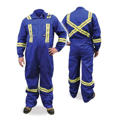 China Construction Labor Safety Waterproof Reflective Fire Resistant Working Coverall for sale