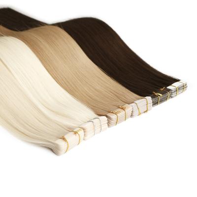 China Silky Straight Wave Factory Supplier Tangle 100% Human Remy Tape Free Shedding Hair Extension For White Women for sale