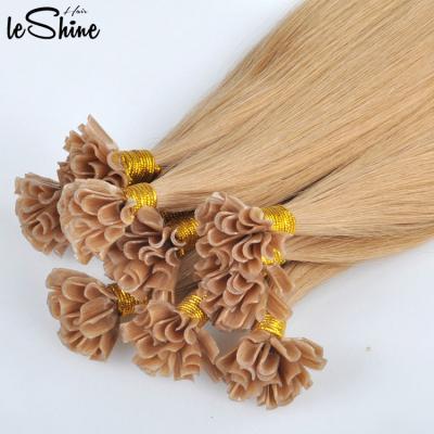 China Wholesale Prebonded Double Drawn Natural Wave Cuticle Tip Human Hair Extension Vendors Flat/I/U/V/Nano/Micro-Tip for sale