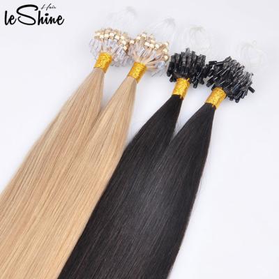 China Full Cuticle Remy Nail Tip Hair Distributor Cuticle Aligned Micro Slave Link Hair Extension for sale