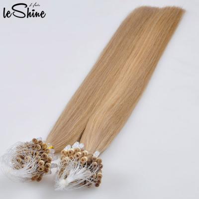 China natural & healthy & Smooth Top Quality Indian Hair Pre Bonded Nano Beads Micro Bonds Hair Extensions for sale