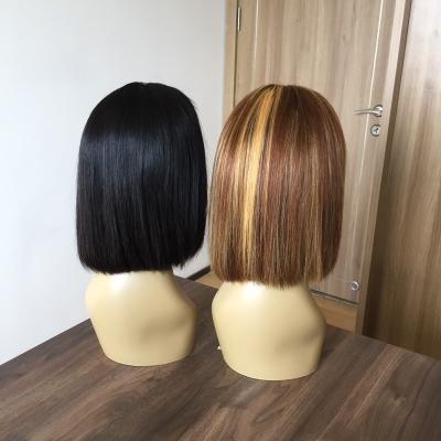 China Hot Selling Free Shipping Glueless Chinese Hair Silky Straight Wave 6Psc 10