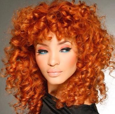 China Cheap Synthetic Fiber Bob Hair Lace Front Wigs Ginger Color Short Pixie Cut Super Wave Good Quality For Black Women Sellers for sale