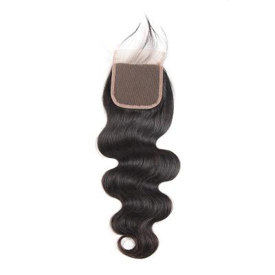 China 100% Color 100% Lace Closure 4x4 Lace Closure Cheap Straight Swiss Deep Wave Swiss Virgin Human Hair Natural Black Virgin Brazilian Hair for sale