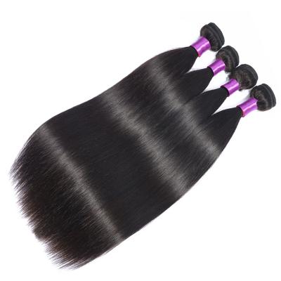 China Silky Straight Wave Raw Virgin Cuticle Aligned Indian Straight Hair Bundles 10A Whosale Grade for sale