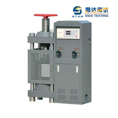 China YES-2000 Compression Testing Machine Manual Control Pressure Testing Machine 2000kN For Cement Concrete for sale