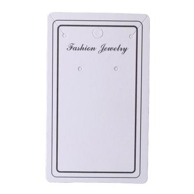 China Jewelry Decoration Card Spot Earrings Custom Blank Jewelry Card for sale