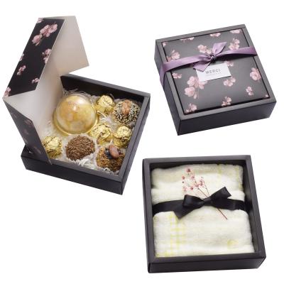 China Recycled Materials Clamshell Scented Tea Soap Handmade Nougat Creative Gift Box for sale