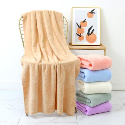 China Extra Large Hypoallergenic Soft Beach Cloth Hair Microfiber Wholesale Supplier Bath Towel Set for sale