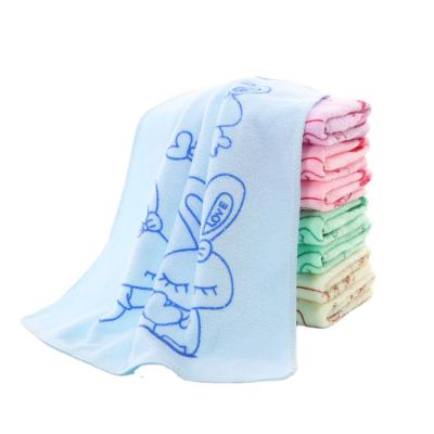 China Good Quality Hypoallergenic Custom Sports Microfiber Towel Quick Dry Car Cleaning Sriped Towel for sale