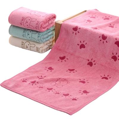 China New Arrival Baby Hypoallergenic Kids Skin Care Safe Reactive Printed Face Towel Small for sale