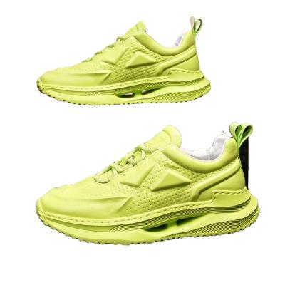 China Cushioning Fashion Trend Leather White Shoes Travel Mountaineering Series All-match Leisure Sports Dad Shoes Comfortable Green for sale