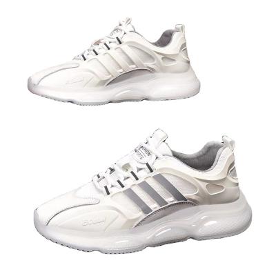 China 2022 New Mesh Dad Shoes Outdoor Sports Cushioning Running Series Increased All-match Casual Sports Shoes White for sale