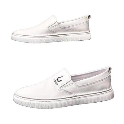 China Damping 2022 fashion trend board shoes business shoes travel leisure shoes soft bottom all-match soft bottom small leather white shoe for sale