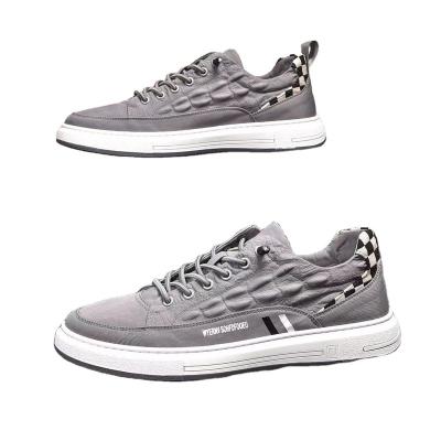 China 2022 Fashionable Ice Silk Fabric Sneakers Cushioning Running Travel Series Outdoor Comfortable All-match Casual Sports Shoes Gray for sale