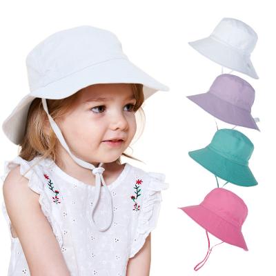 China Cute Wide Brim Baby Boy Summer Baby Boy Bucket Hats Toddler Sun Hats UPF 50+ Baby Beach Casual Sun Protection Hat For Girl And Boy for sale