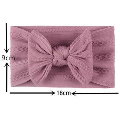 China For Decoration Baby Headbands Nylon Headbands With Bows For Girl Toddler Kids Newborn Infant Handmade Hair Accessories for sale