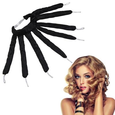 China Satin Hair Curlers Heatless Headband - Octopus Design No Heat Curling Rod Headband Lazy Curlers Sleep Curls Overnight Wave Hair Curler for sale