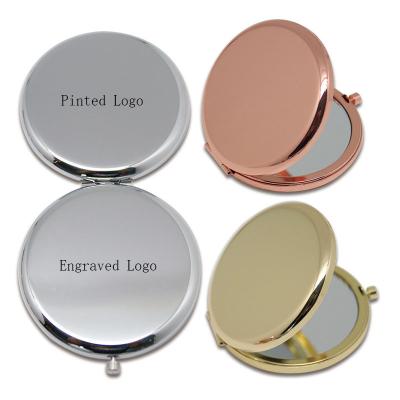 China Mini Makeup Personalized Gifts Custom Logo Purse Mirror Personal Makeup Lit Sentimental Gifts for Mom Sister Girlfriend Wife for sale