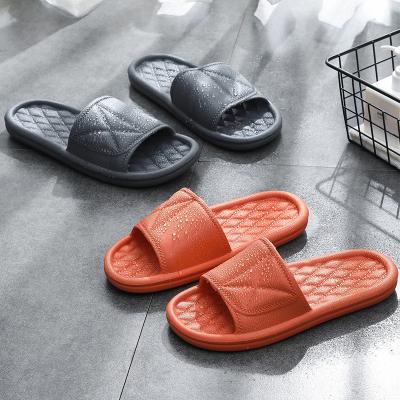 China Fashion Trend Hot Sale Comfortable Indoor Bathroom Slides Eva Soft Slipper For Women Men Slippers for sale