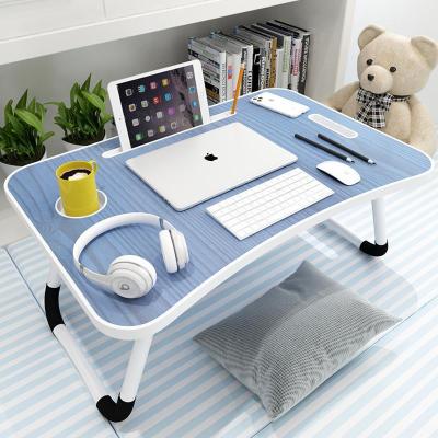 China (Size) Student Dormitory Bed Study Desk Laptop Table Adjustable Customizable Folding Lazy Table Small for sale