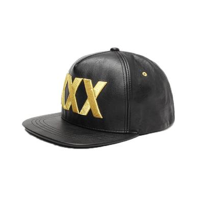 China JOINT 3D Embroidery PU Leather OEM Customized Hip Hop Snapback Hat for sale