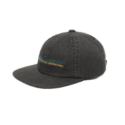 China COMMON Black Color Denim Lattice OEM Customized Hip Hop Snapback Hat for sale