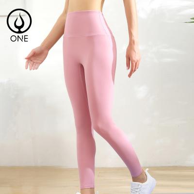 China Breathable Workout Gaiters With Hidden Pockets On The Back Control High Butt Tummy Waist Yoga Lifting Pants With Pockets In Solid Colors for sale