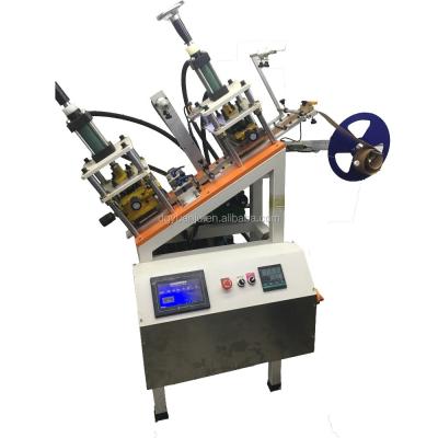 China Wholesale china factory trademark pu leather jeans puleather labeling machine automatic leather pu brand machine for sale