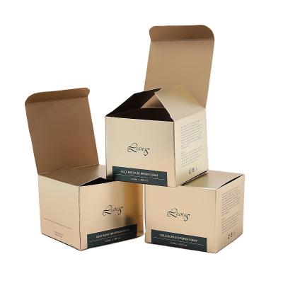 China Recyclable Square Art Paper Concentrate Box Oil Container Cosmetic Packaging Boxes for sale