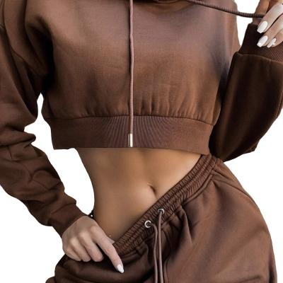 China Custom Two-Piece Tracksuit Set Tracksuit Breathable Hoodies Women Tracksuit Jogging Sweatshirts Women for sale