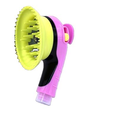 China Custom High Quality Multifunctional Rain Shower Bath Brush Handheld Massager Pet Shower Tool for sale