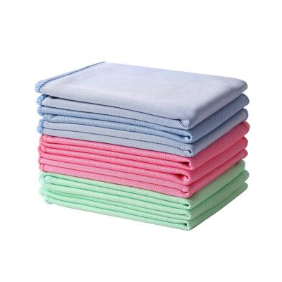 China Microfiber Suede Glass Cleaning Cloths Quality Microfiber Glass Cleaning Cloth 30*40 Viable Silk Cloth for sale