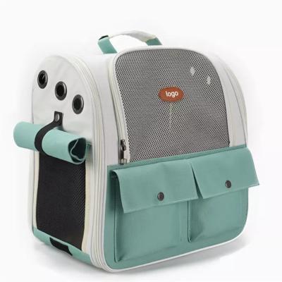 China Oxford Factory Custom Multi Colors Dog Cat Carrier Cat Foldable Pet Backpack for sale