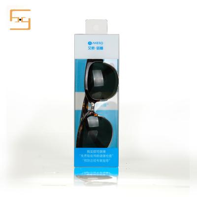 China 2021Packaging Eco-Friendly Disposable Sunglasses Folding Plastic Packaging Box Glass Plastic Packaging Boxes for sale