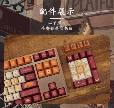 China Colored Heat Sublimation Mechanical Keyboard Keycaps PBT Keycaps for sale