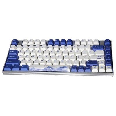 China Most Axis Mechanical Bodies In Size PBT Factory Theme China Market Single Wind Chinese Blue And White Material Keycap Five-sided Sublimation Heat Process for sale