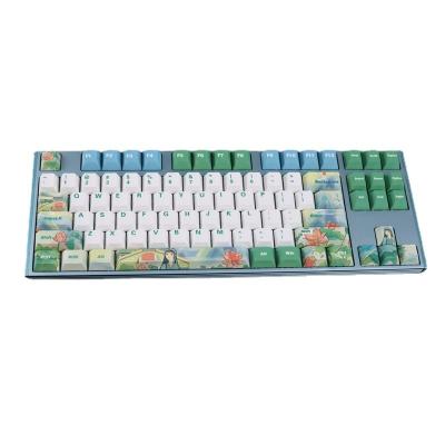 China Most Mechanical Axis Body In The Market PBT Heat Sublimation Mechanical Keyboard Key Top for sale