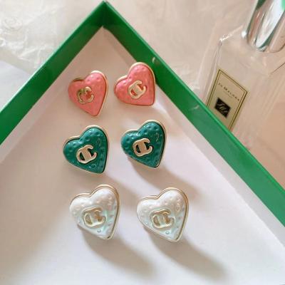 China Fashoion 2022 New Fashion Earrings Multicolor Small Retro Perfume Earrings Women's Stud Earrings for sale