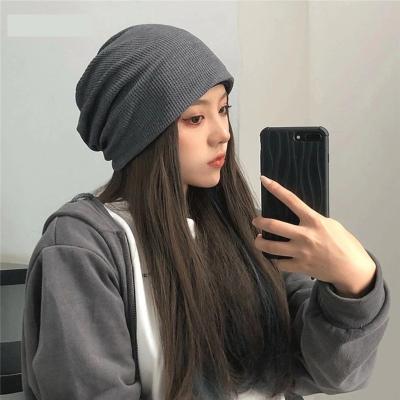 China New COMMON Knitted Beanie Hat Wholesale For Unisex Solid Color Hat Plain Fashion Cheap Winter Hats for sale