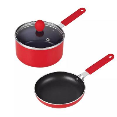 China Viable Telamon professional cookware set pan fry pan with non-stick coating cooking for sale