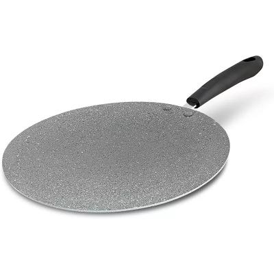 China Durable Pressed Aluminum Nonstick Marble Coating Pan With Bakelite Handle Pancake Pan Cooking Set for sale