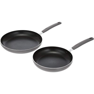 China Viable Inside Black Outside Gray 2 Pcs Unpressed Stick Pan for sale