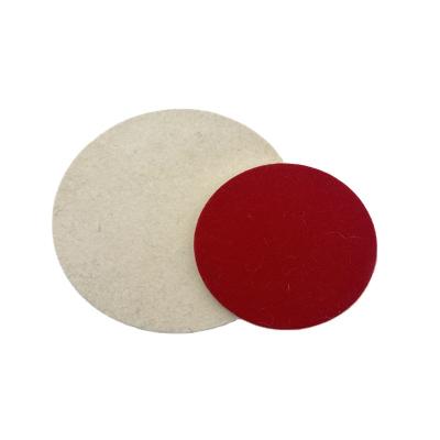 China Polishing marble High density wool felt polishing wheel for stainless steel marble glass polishing Wool Felt Polishing Wheel for sale