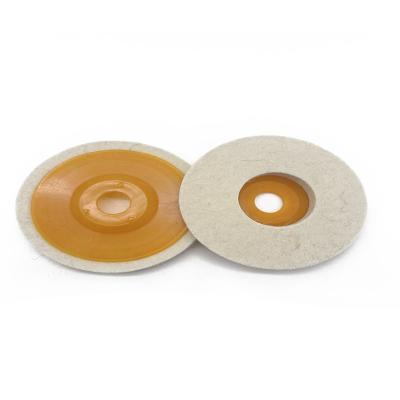 China Polishing marble Fine wool wheel Abrasive Tool Wool Felt Disc Polishing Wheel for Glass Metal Non-metal for sale