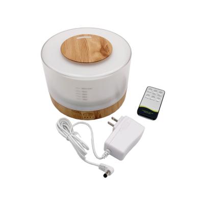 China 30 square meters grain 500ml aroma essential oil diffuser good quality urtalsonic wooden humidifier with led night light for sale