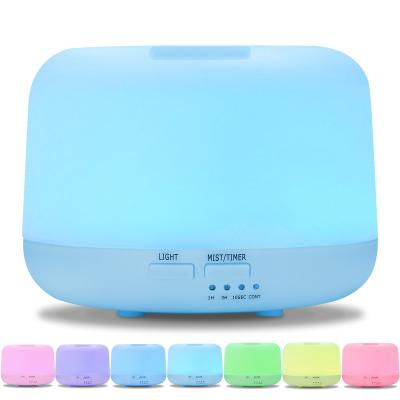 China Portable Power- 7 Colors Waterless Aroma Essential Oil Diffuser Led Air Humidifier Mist Aroma Diffuser with Remote Control Smart Aroma Diffuser for sale